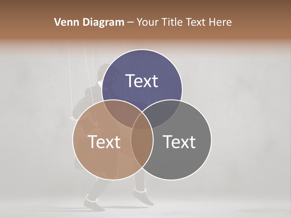 Career Controlled Businessperson PowerPoint Template