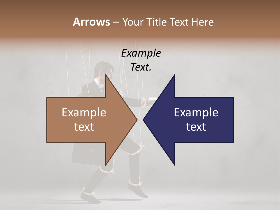 Career Controlled Businessperson PowerPoint Template