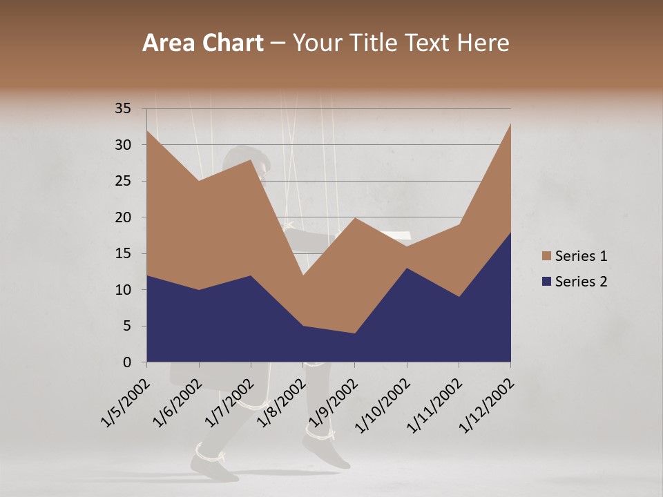 Career Controlled Businessperson PowerPoint Template
