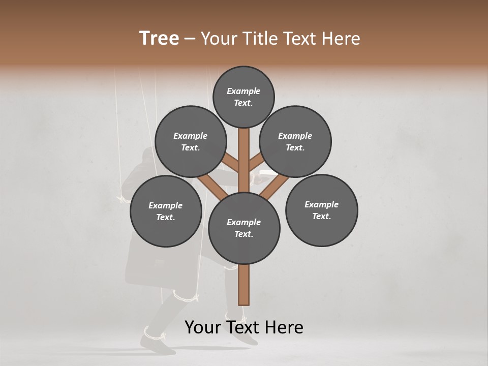 Career Controlled Businessperson PowerPoint Template