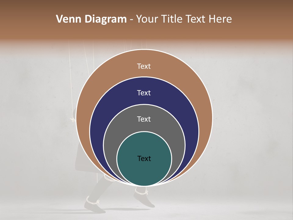 Career Controlled Businessperson PowerPoint Template