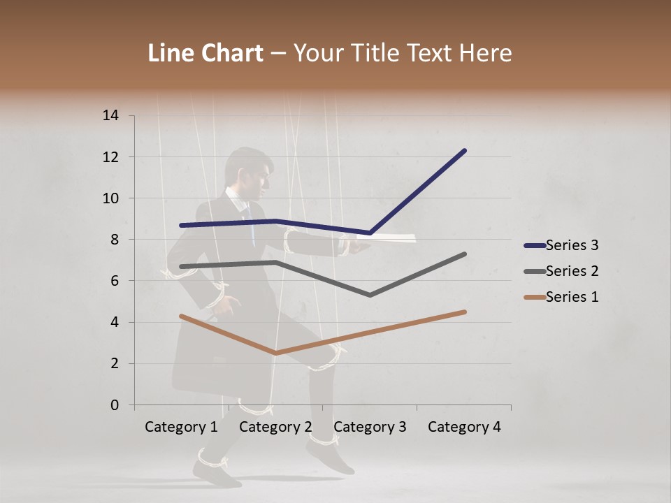 Career Controlled Businessperson PowerPoint Template
