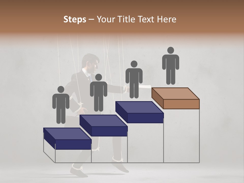 Career Controlled Businessperson PowerPoint Template