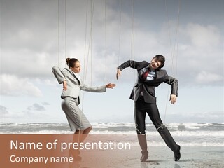 Communication People Handling PowerPoint Template