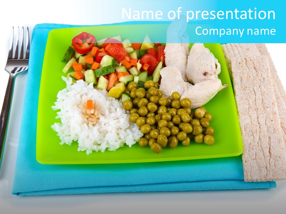 Chicken Canned Dine PowerPoint Template