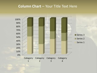 Male Soldier Chemical PowerPoint Template