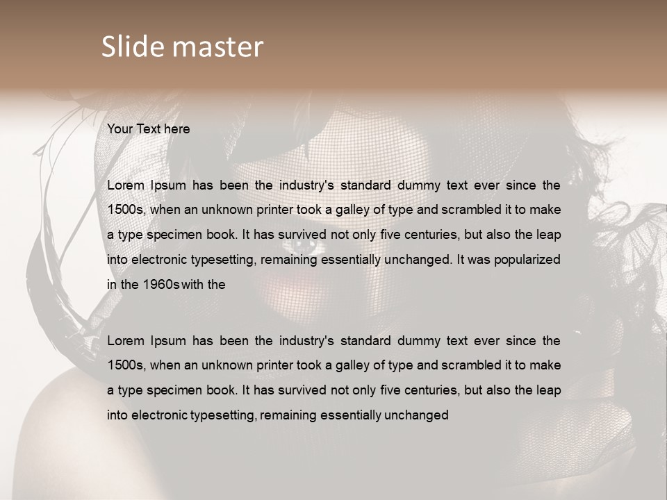 Emotion Hair  PowerPoint Template