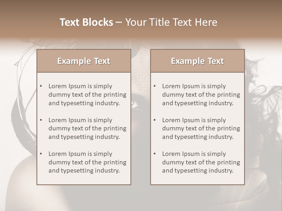 Emotion Hair  PowerPoint Template