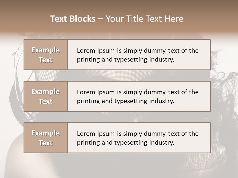 Emotion Hair  PowerPoint Template