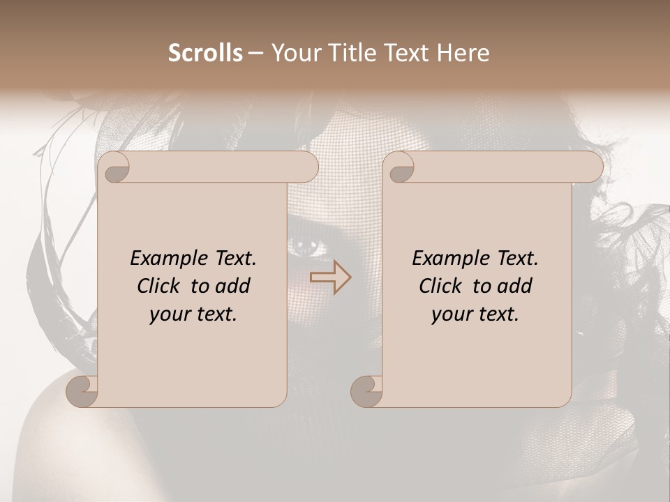 Emotion Hair  PowerPoint Template