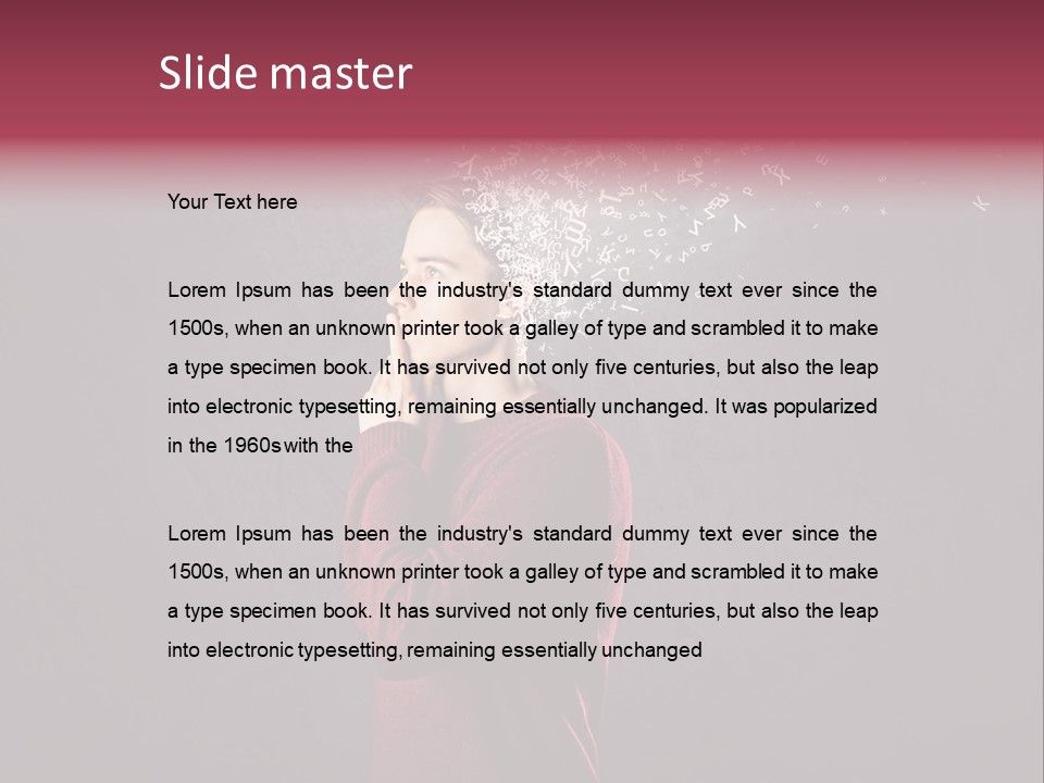 Develop Head Study PowerPoint Template