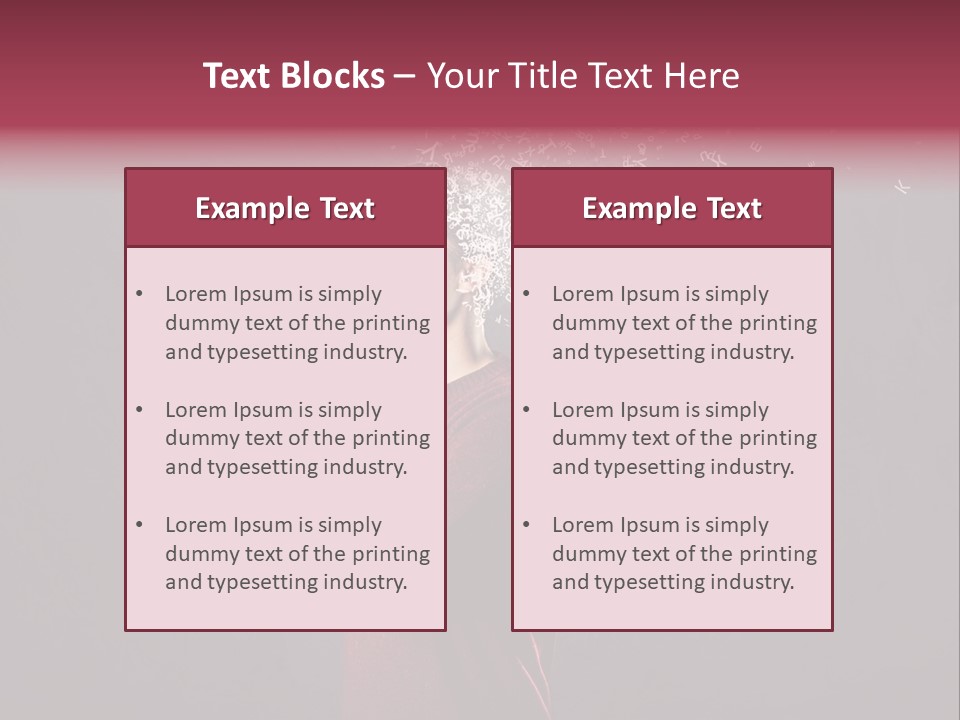 Develop Head Study PowerPoint Template