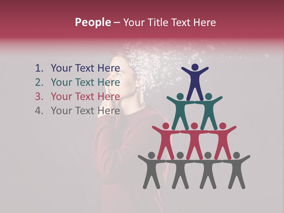 Develop Head Study PowerPoint Template