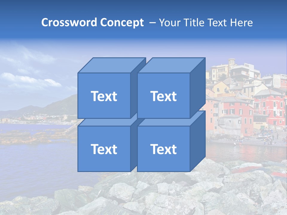 Boat Coastal Europe PowerPoint Template