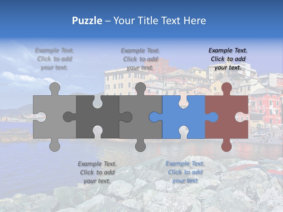 Boat Coastal Europe PowerPoint Template