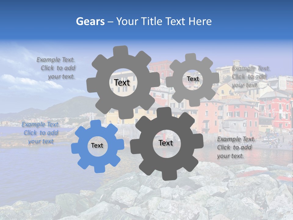 Boat Coastal Europe PowerPoint Template