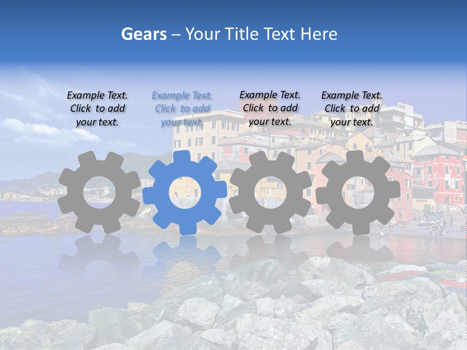 Boat Coastal Europe PowerPoint Template