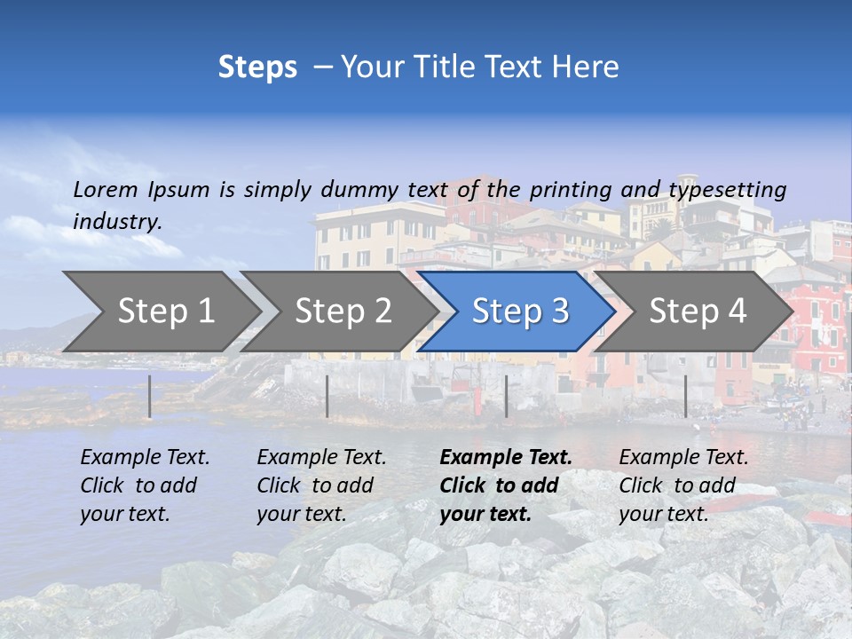 Boat Coastal Europe PowerPoint Template