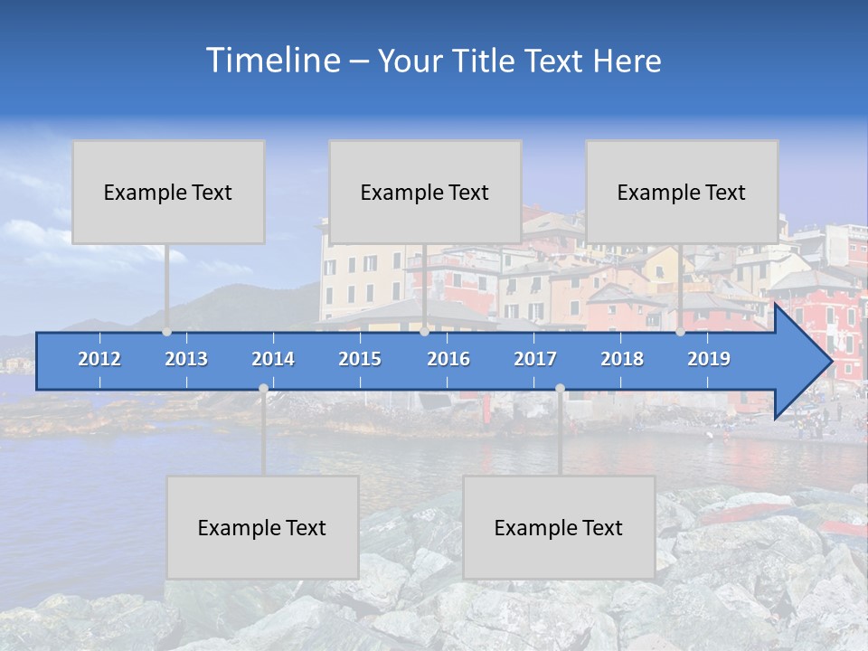 Boat Coastal Europe PowerPoint Template