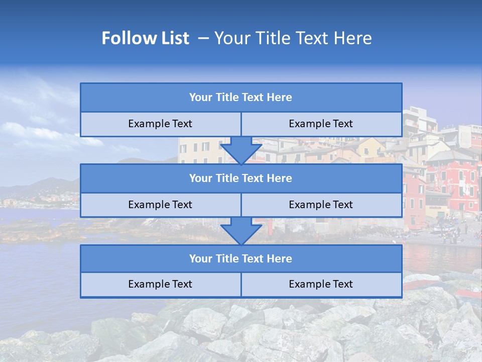 Boat Coastal Europe PowerPoint Template