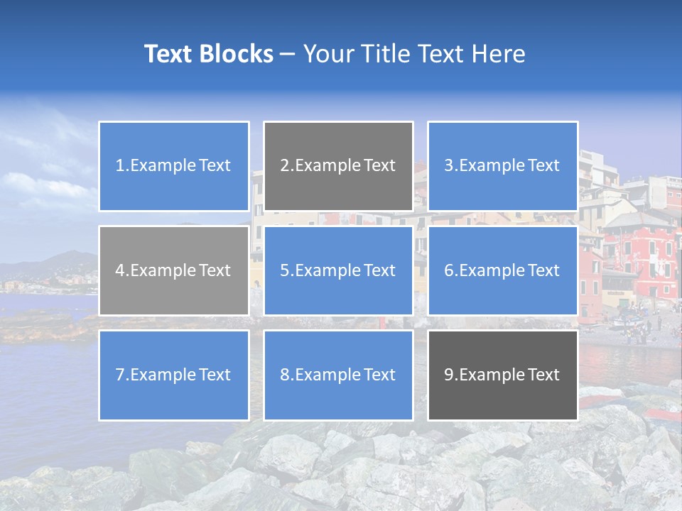 Boat Coastal Europe PowerPoint Template