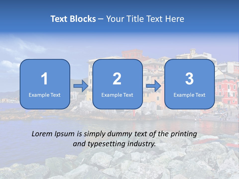 Boat Coastal Europe PowerPoint Template