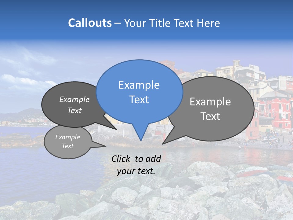 Boat Coastal Europe PowerPoint Template