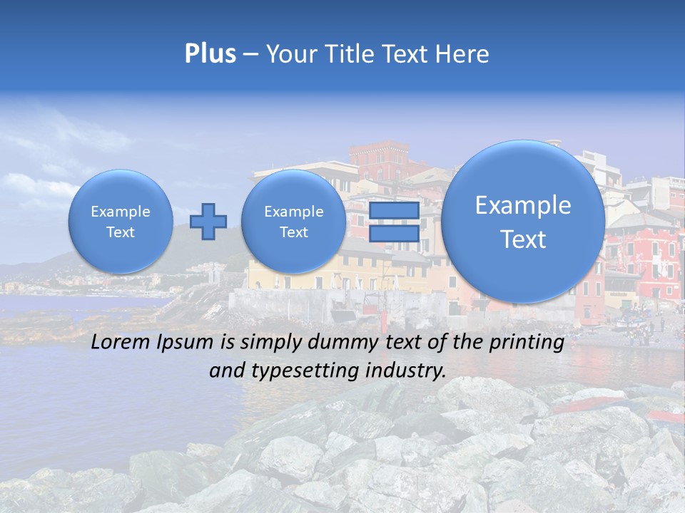 Boat Coastal Europe PowerPoint Template