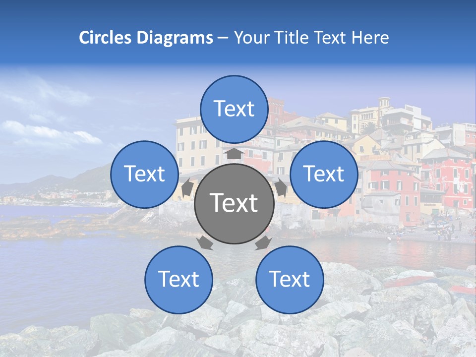 Boat Coastal Europe PowerPoint Template