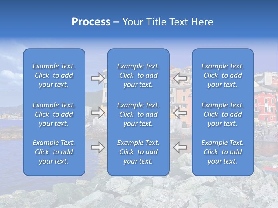 Boat Coastal Europe PowerPoint Template