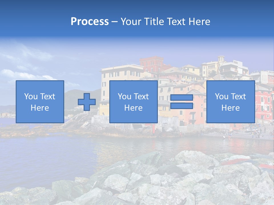 Boat Coastal Europe PowerPoint Template