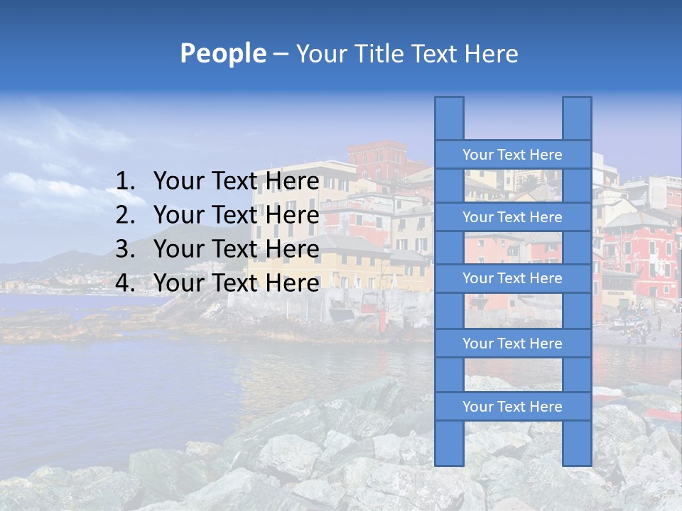 Boat Coastal Europe PowerPoint Template