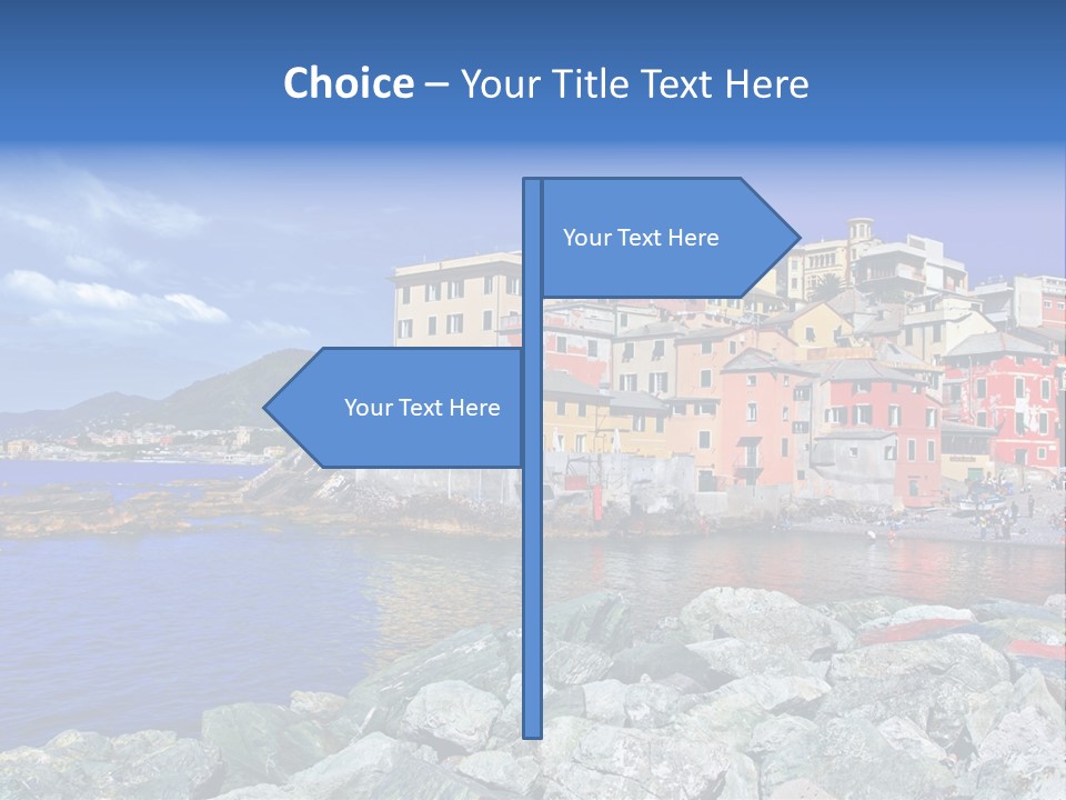 Boat Coastal Europe PowerPoint Template