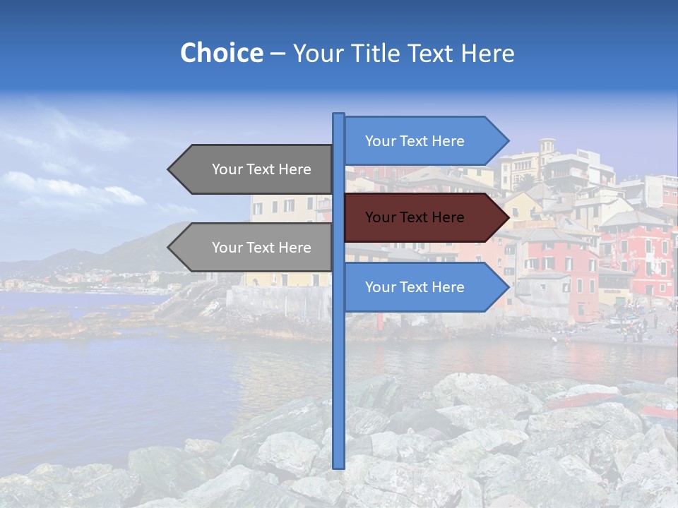 Boat Coastal Europe PowerPoint Template