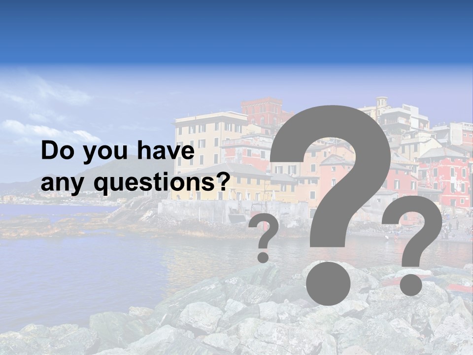 Boat Coastal Europe PowerPoint Template