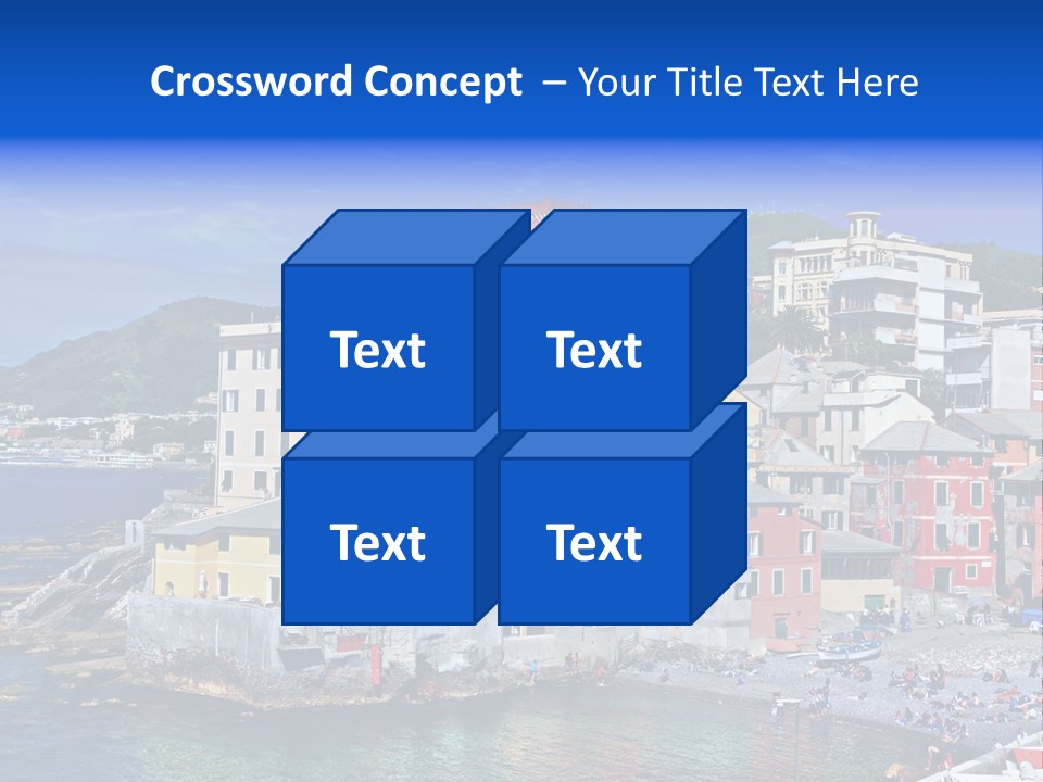 Destination Blue Italy PowerPoint Template