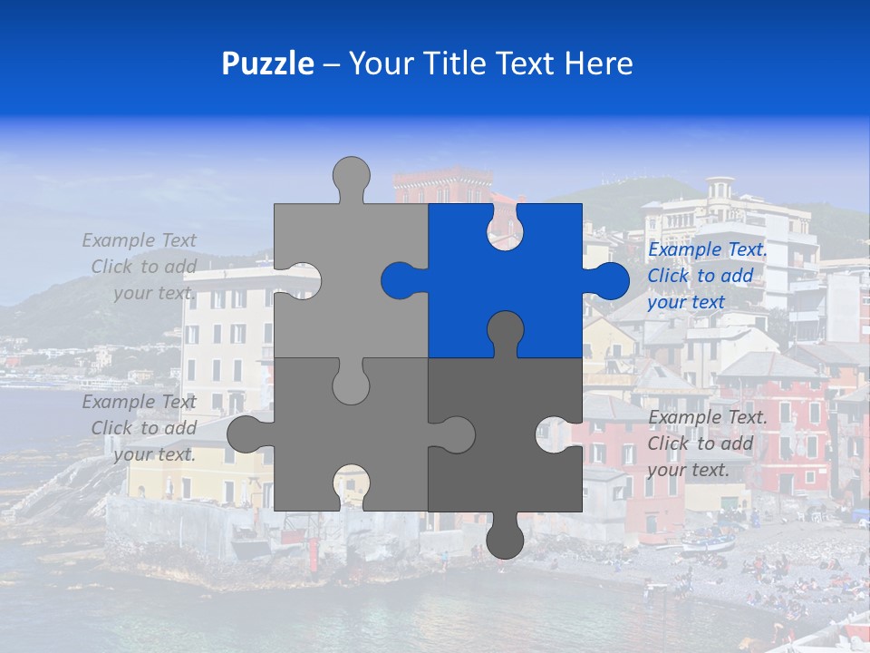 Destination Blue Italy PowerPoint Template