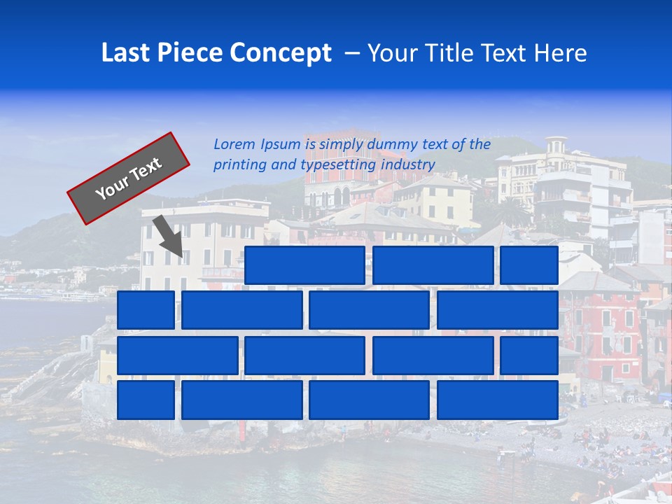Destination Blue Italy PowerPoint Template