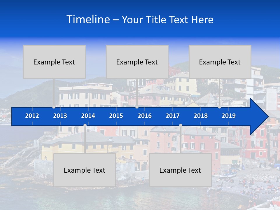Destination Blue Italy PowerPoint Template