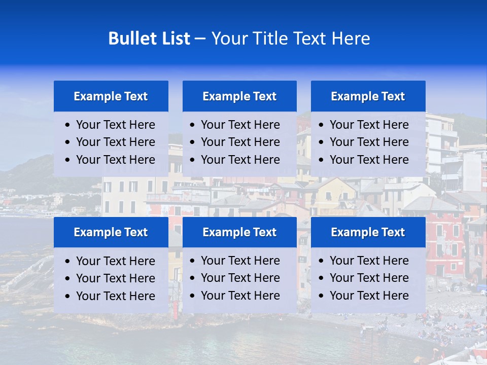 Destination Blue Italy PowerPoint Template