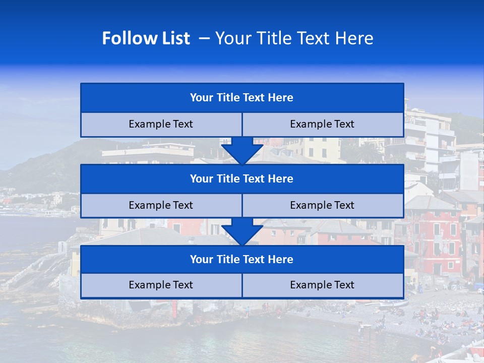 Destination Blue Italy PowerPoint Template