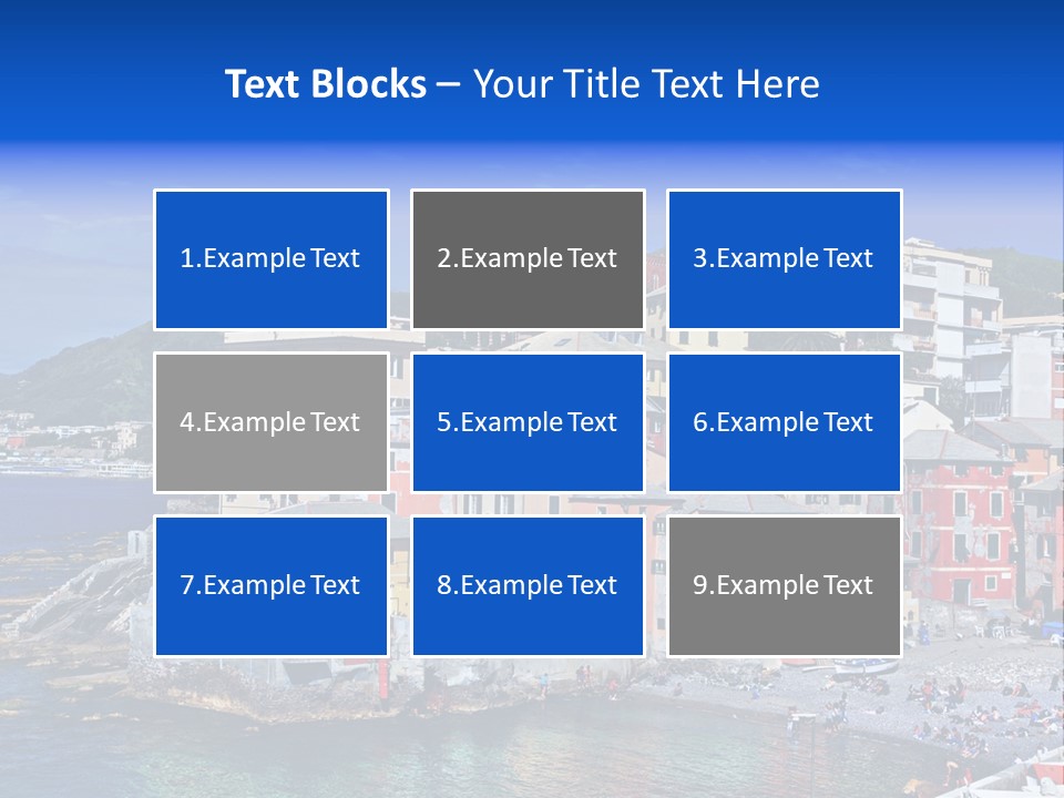 Destination Blue Italy PowerPoint Template