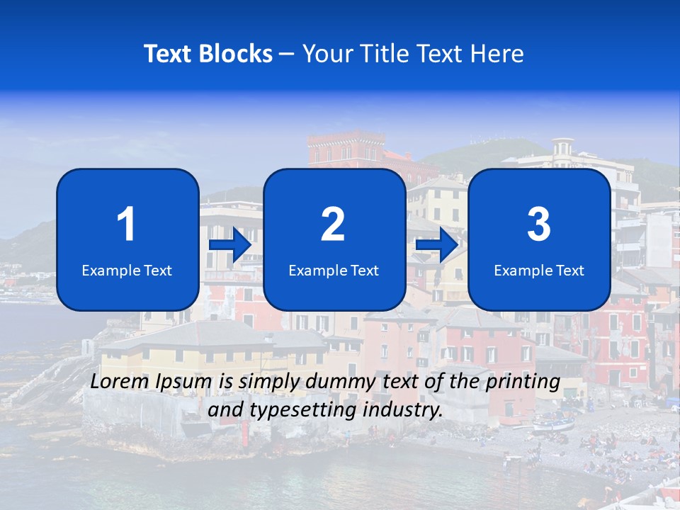 Destination Blue Italy PowerPoint Template