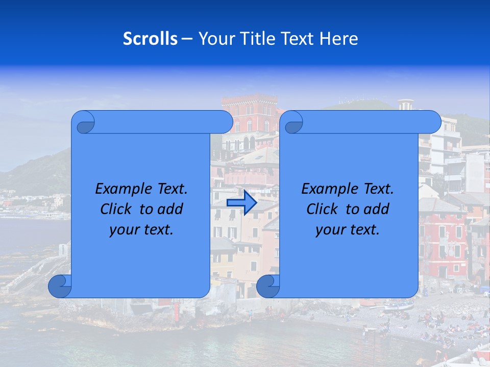 Destination Blue Italy PowerPoint Template