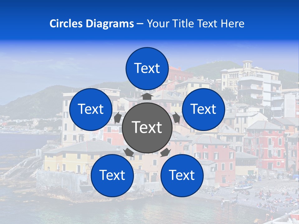 Destination Blue Italy PowerPoint Template