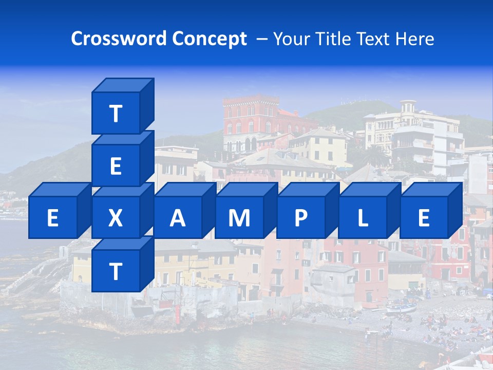 Destination Blue Italy PowerPoint Template
