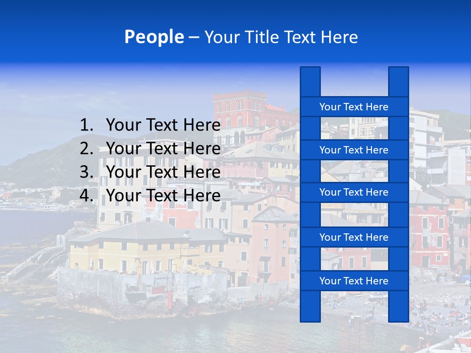 Destination Blue Italy PowerPoint Template