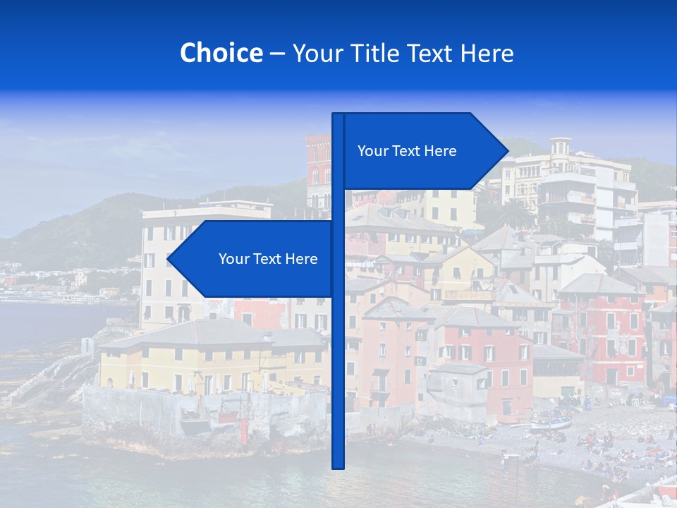 Destination Blue Italy PowerPoint Template