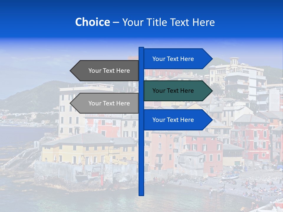Destination Blue Italy PowerPoint Template