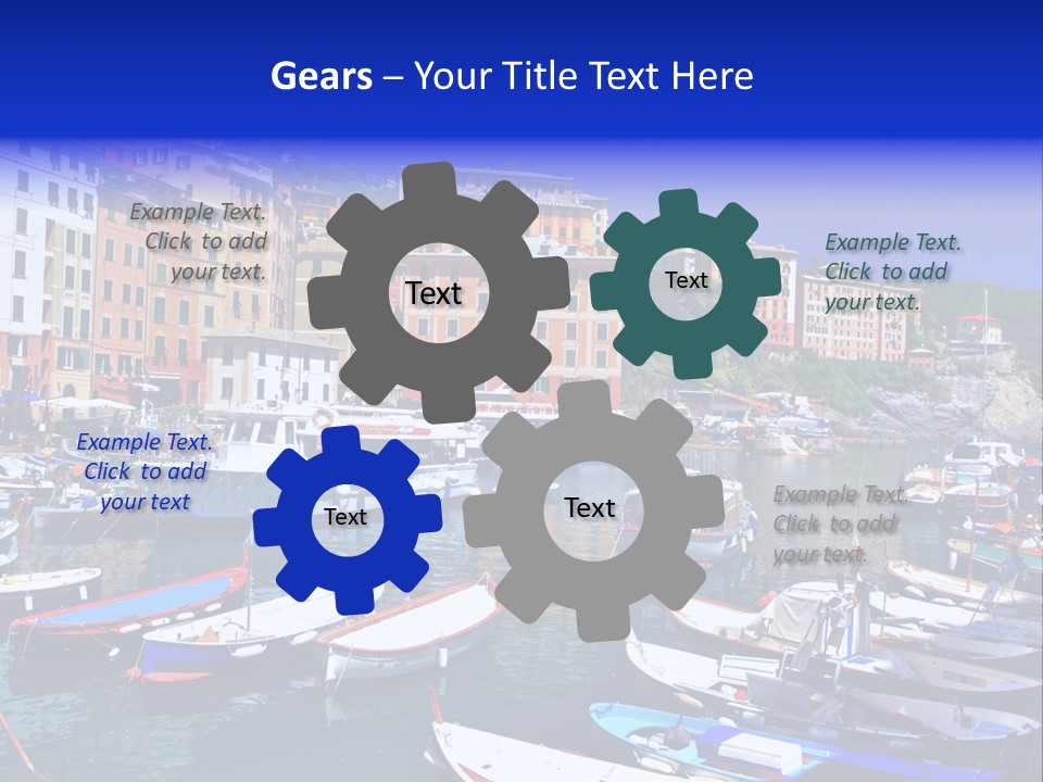 Mediterranean Panoramic Landscape PowerPoint Template